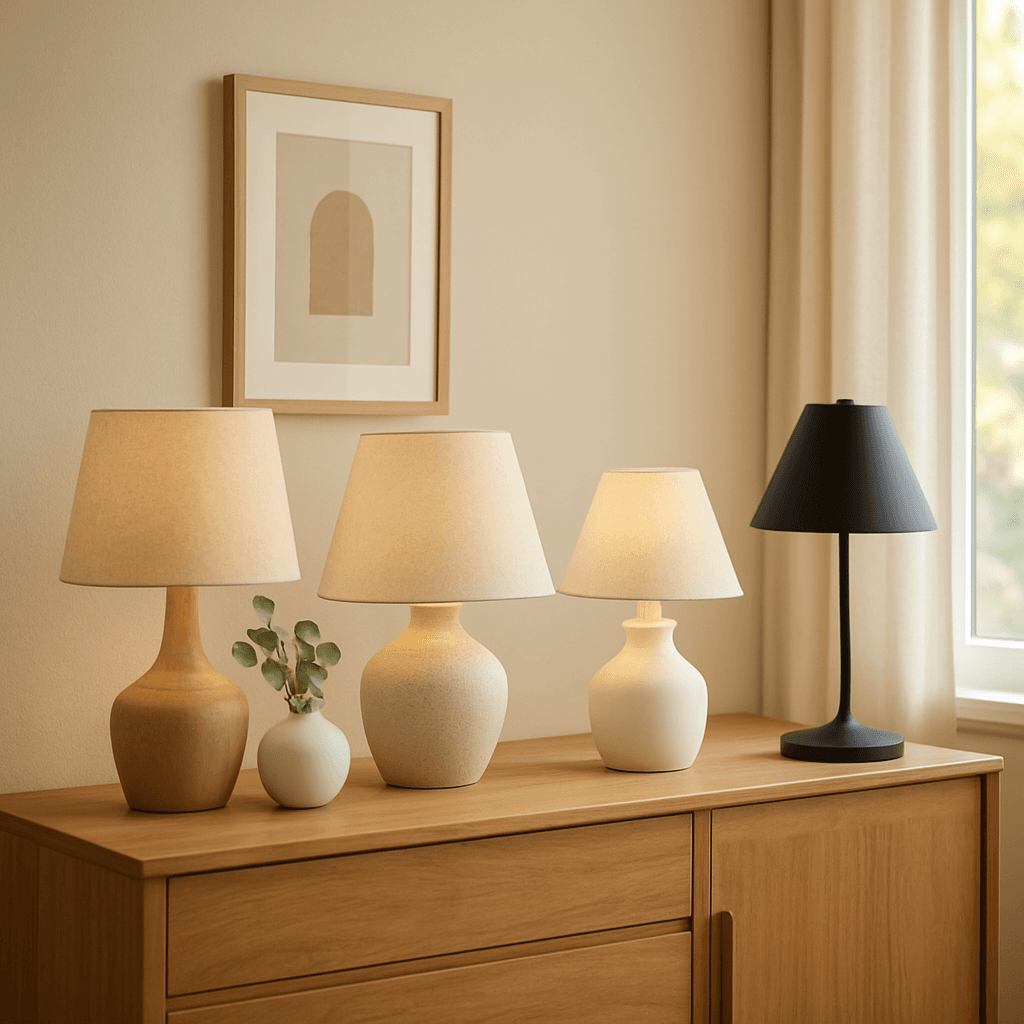 Lampe de table : quelle taille selon votre meuble ?