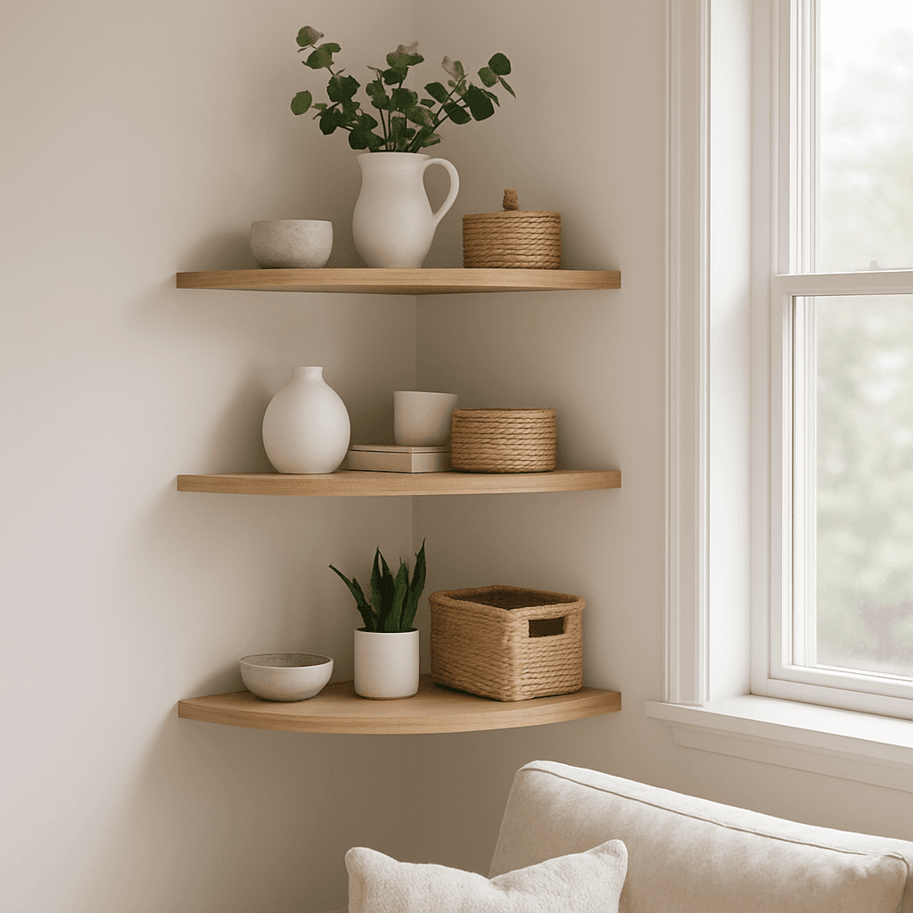 Étagères d'angle : 11 idées déco pour optimiser les coins