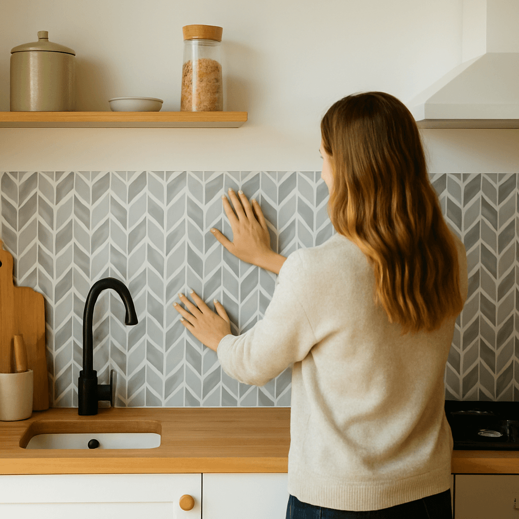 Crédence adhésive cuisine : choisir, poser et faire durer