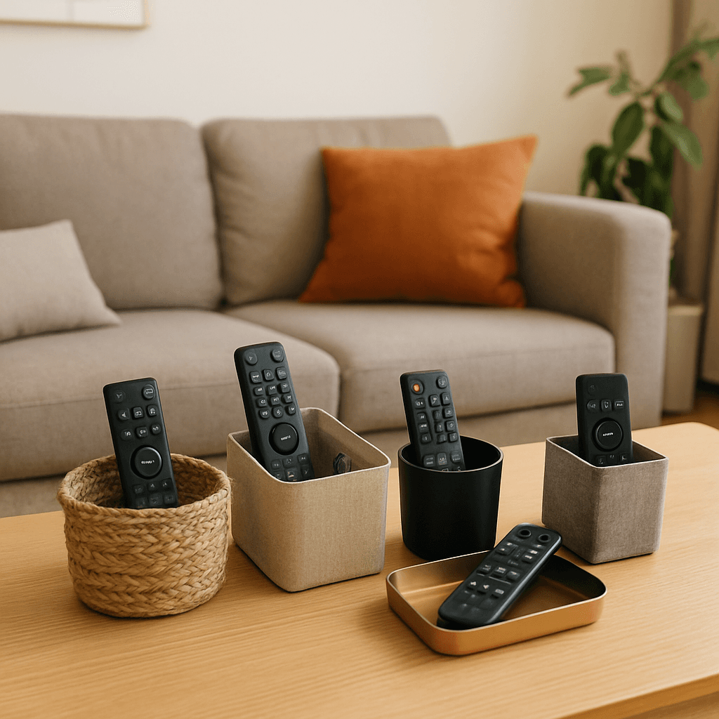 Rangement salon : 10 cachettes chic pour télécommandes