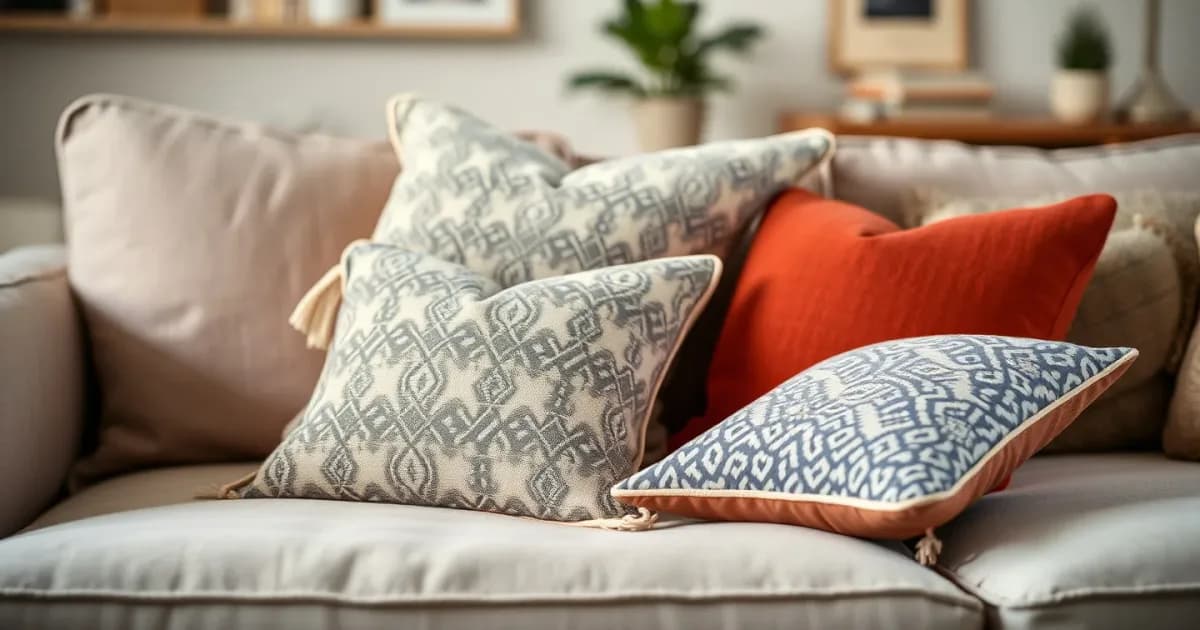 Mix & match de coussins : 3 règles pour un canapé canon