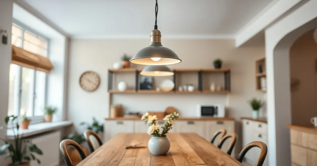 Suspension au-dessus de la table : la bonne hauteur, facile