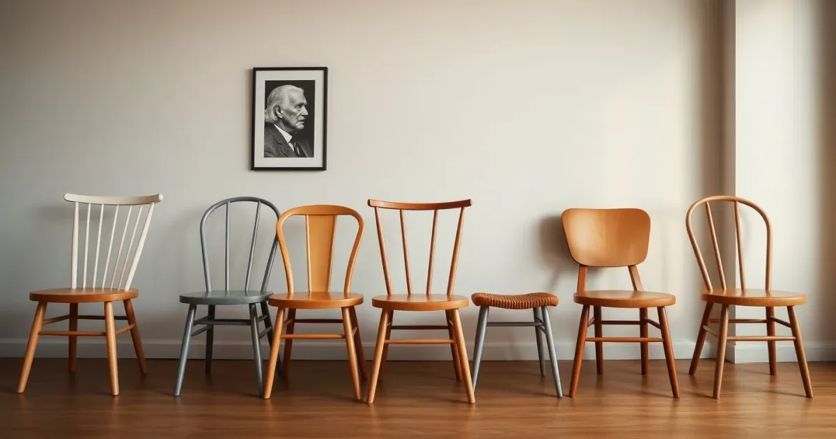 Chaises dépareillées : 9 combos beaux et cohérents
