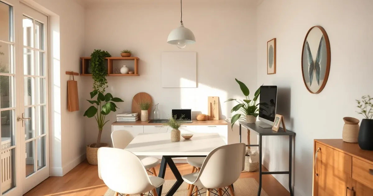 Coin repas en studio : 9 idées gain de place sans travaux