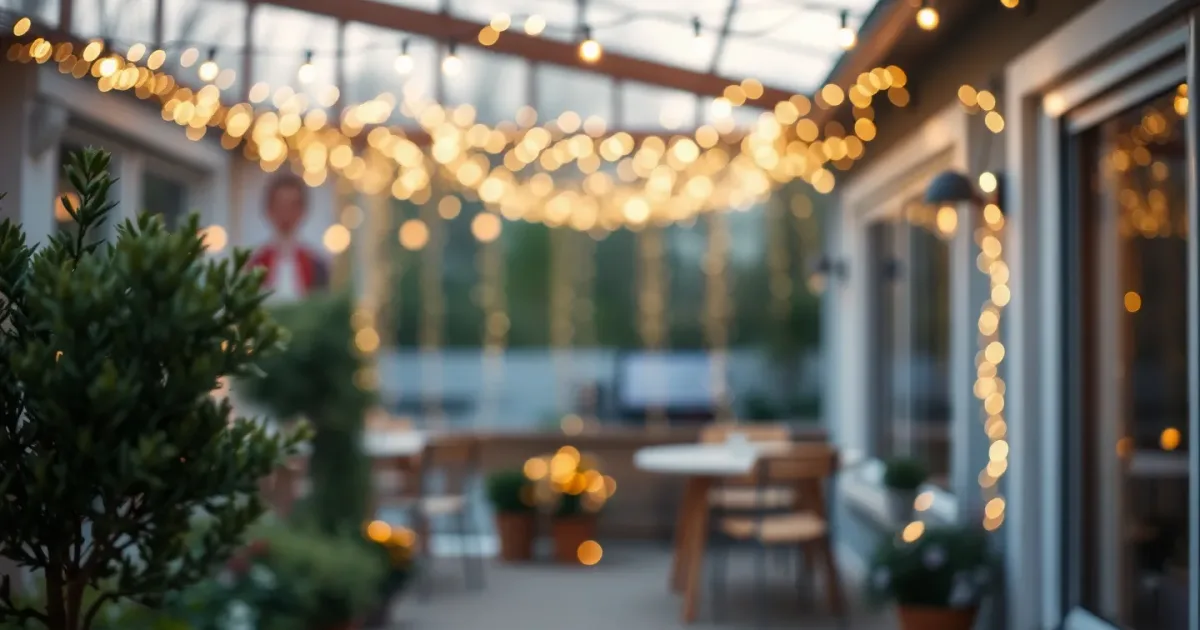 Guirlandes lumineuses extérieures : choisir sans galérer