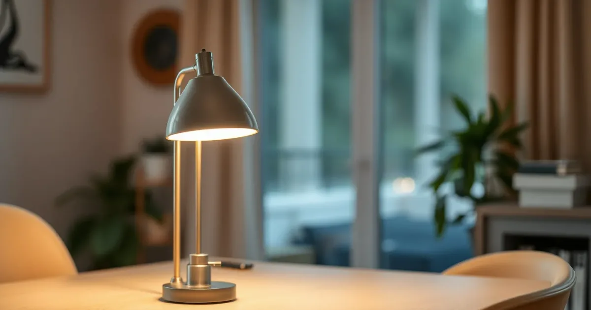 Lampe de table sans éblouir : 9 réglages à tester chez toi